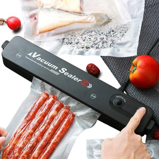 Automatic Electric Vacuum Sealer Machine (Includes 10 Vacuum Bags)